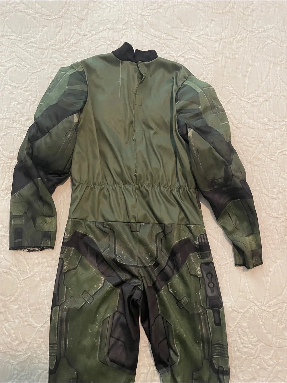 Halo Master Chief Inspired Kids Green Armor Costume with Helmet